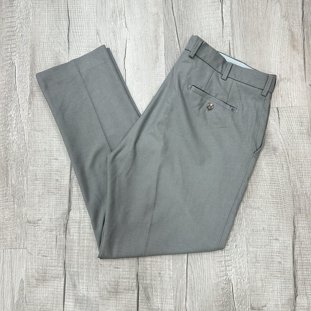 Peter Millar Durham High Drape Pants Men’s 38x30 Gray Performance Golf Chino